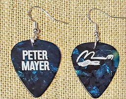 Show details for Shades of Blue PM Guitar Pick Earrings Picture of Shades of Blue PM Guitar Pick Earrings