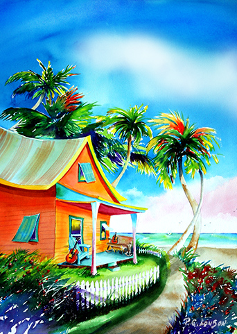 Picture of La Casa Cayo Hueso Giclee Print