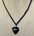 Picture of Sparkling Blue Freshwater Pearl necklace with Peter Mayer guitar pick