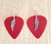 Picture of Red Angel Wings Earrings