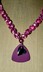 Picture of Shades of Pink and Purple Wavy Heart Necklace