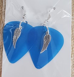 Picture of Ocean Blue Angel Wings Earrings
