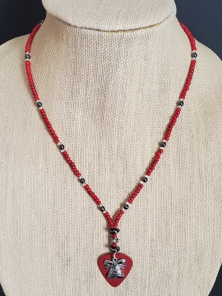 Picture of Red Ring Out the Bells necklace