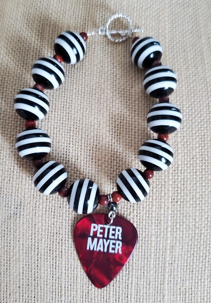 Picture of Stripes and Scribbles Bracelet